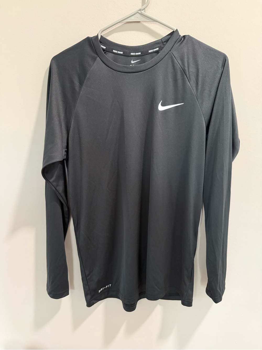 Nike Black Dri-FIT Tee with White Logo
